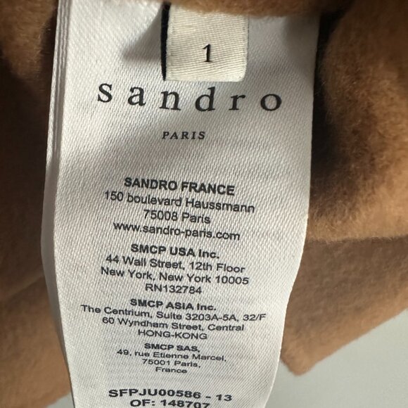 Sandro Fringe Wool-Blend Mini Skirt - Picture 9 of 10